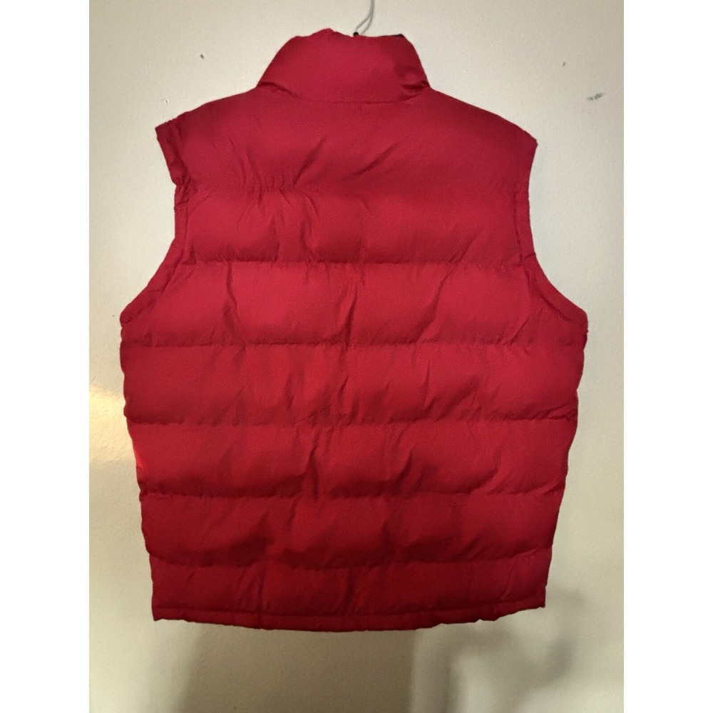 US Polo Assn. Vest Mens Large L Red Pockets Full Zip Insulated Puffer - Picture 9 of 10